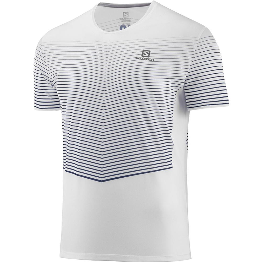 Salomon SENSE M Camisetas Hombre - Blancas - Colombia (41236-VKTL)